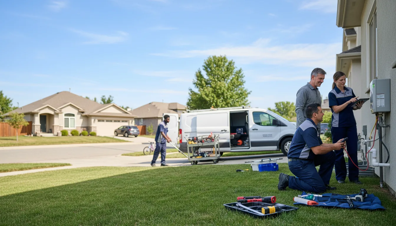 Tankless water heater service in Albion, IA